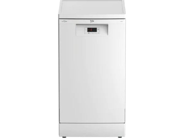 Beko BDFS15020W, Frittstående, Slimline (45 cm), Hvit, LED, Rustfritt stål, 10 kuverter