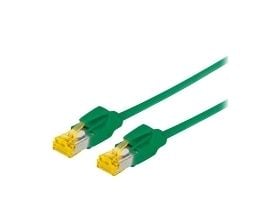Tecline 1.5m Cat6a S/FTP, 1,5 m, Cat6a, S/FTP (S-STP), RJ-45, RJ-45, Grønn