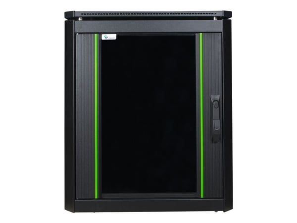 Lanview by Logon - Rack skap - 600 x 600 mm, data line - free-standing - svart, RAL 9005 - 12U - 19"