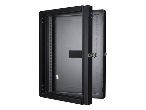 Lanview by Logon - Rack cabinet double section - svart, RAL 9005 - 16U - 19"