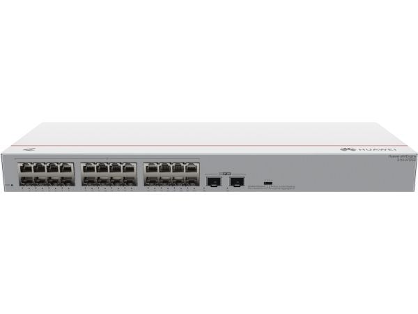 Huawei eKitEngine S110-24T2SR - Switch - 2 x Gigabit SFP + 24 x 10/100/1000 - stasjonær, rackmonterbar, veggmonterbar