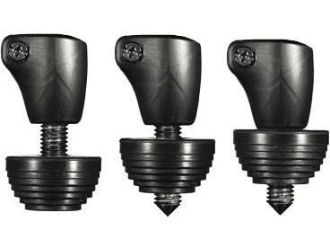 Manfrotto - Spikfot för stativ (paket om 3) - för Manfrotto 055CX3, 055CXPRO3, 055XPROB