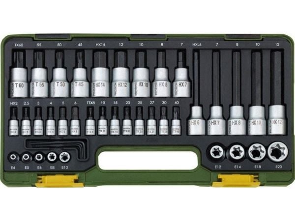 Proxxon jakoavainten setti 1/2, 1/4 42 kpl 23290