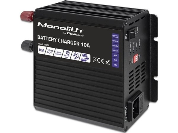 Qoltec Monolith - Batteriladdare - AC 180-260 V