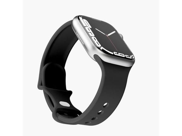 Vonmählen Classic, Band, Smartklokke, Svart, Apple, Apple Watch 38 mm | 40 mm | 41 mm, Silikon