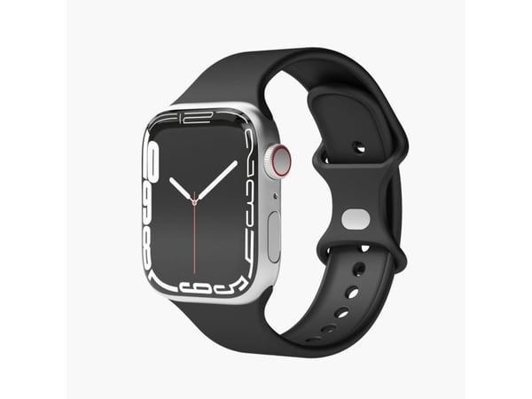 Vonmählen Classic, Band, Smartklokke, Svart, Apple, Apple Watch 38 mm | 40 mm | 41 mm, Silikon