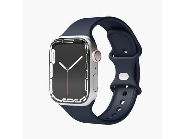 Vonmählen Classic, Band, Smartklokke, Blå, Apple, Apple Watch 42 mm | 44 mm | 45 mm | 49 mm, Silikon