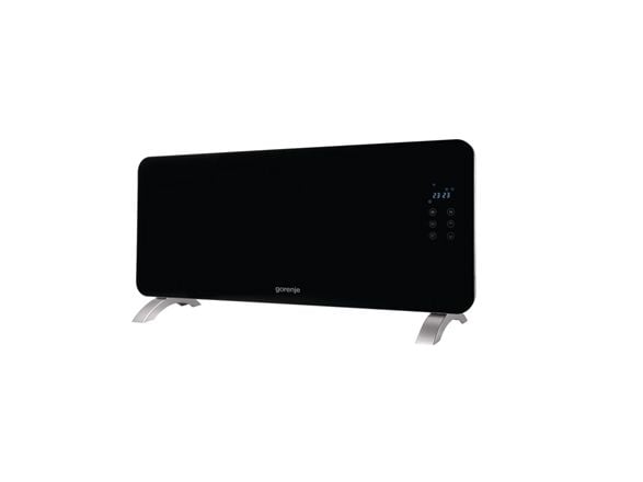 Gorenje 2000GTPT OPTIHEAT konvektorovn 2000 W, for rom opp til 20 m², svart/stål