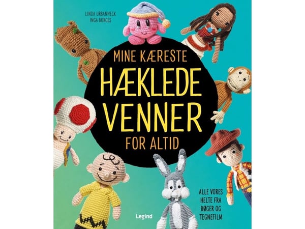 Min kjæreste heklede venner for alltid | Linda Urbanneck & Inga Borges | Språk: Dansk
