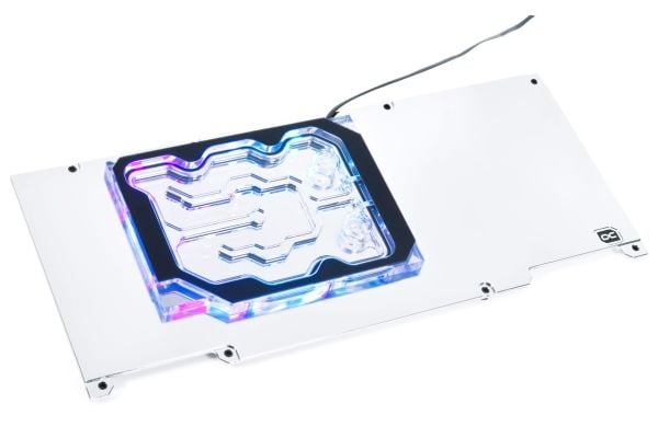 Alphacool 13046, Bakre platta, Akryl, Koppar, 1/4", 3-stift, 60 ° C, 0,8 Bar