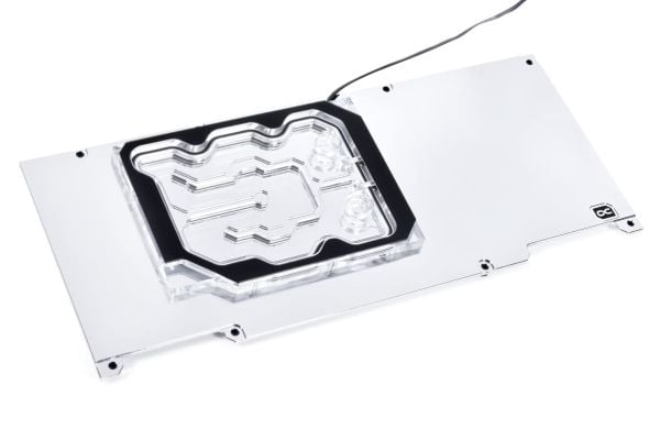 Alphacool 13046, Bakplate, Akryl, Kopper, 1/4", 3-pin, 60 °C, 0,8 stang