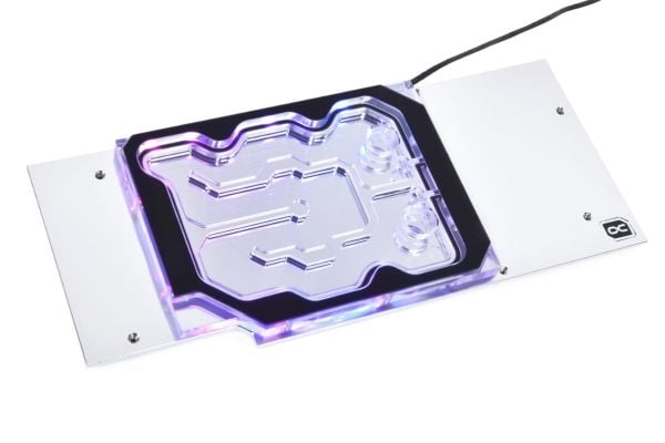 Alphacool 13042, Bakre platta, Akryl, Koppar, 1/4", 3-stift, 60 ° C, 0,8 Bar