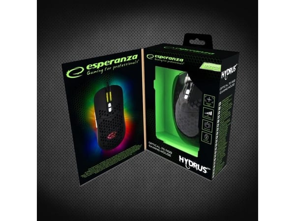 Esperanza EGM702 mus Højre hånd USB Optisk 7200 dpi