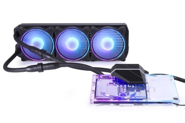 Alphacool 14476, Væskekjølesett, 12 cm, 2500 RPM, 119,8 m³/t, Sort