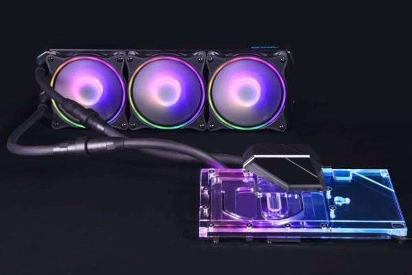 Alphacool 14476, Væskekjølesett, 12 cm, 2500 RPM, 119,8 m³/t, Sort