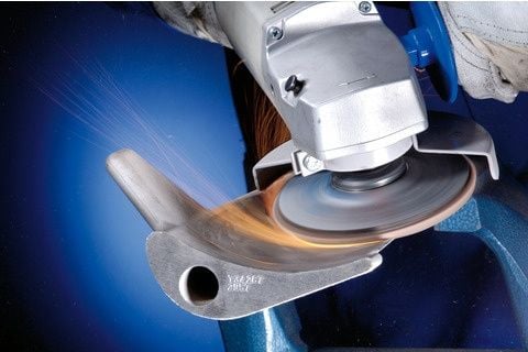 PFERD 67760615 PFC 115 CO-COOL 60 SG STEELOX Klaffslipeskive Diameter 115 mm Borediameter 22,23 mm Aluminiumslegering, Nikkelbasert legering,