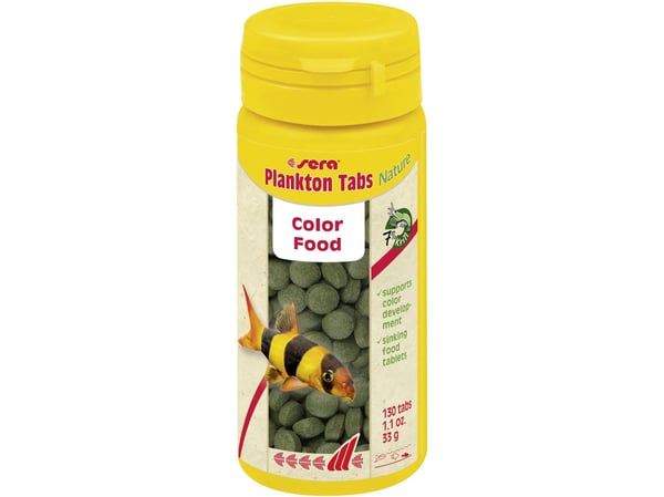 sera Plankton Tabs Nature, Akvaariokala, Kuiva kalanruoka, Tabletti, A-vitamiini, B1-vitamiini, B2-vitamiini, C-vitamiini, D3-vitamiini, E-vitamiin...