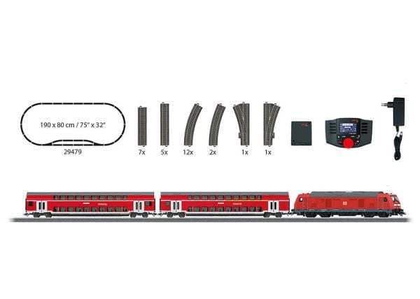 Märklin 29479, Pienoisrautatie, Esikoottu, 1:87, Regional Express, Ei sukupuolirajoitusta, Metalli, Muovi