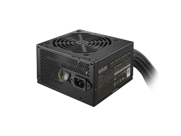 Cooler Master Elite NEX W500 - Strømforsyning (intern) - ATX12V 2.41/ EPS12V - 80 Plus White - AC 200-240 V - 500 watt - aktiv PFC - Europa