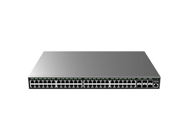 Grandstream GWN7800 Series GWN7806 - Switch - enterprise-grade - L2+ - Styrt - 48 x 10/100/1000 + 6 x 10 Gigabit SFP+ - stasjonær, rackmonterbar