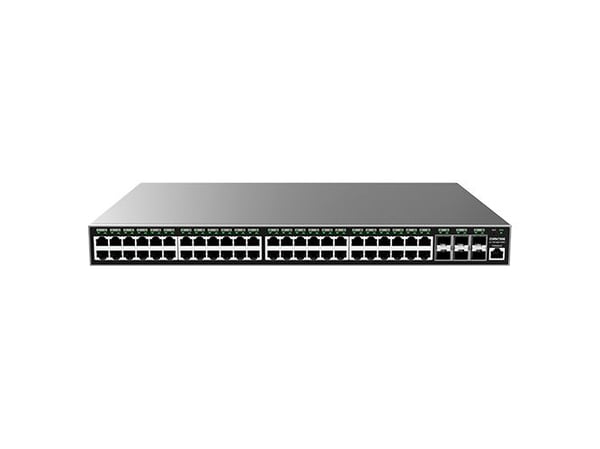 Grandstream GWN7800 Series GWN7806P - Switch - enterprise-grade - L2+ - Styrt - 48 x 10/100/1000 (PoE+) + 6 x 10 Gigabit SFP+ - stasjonær, rackmont...