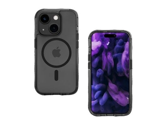 LAUT Crystal Matter X, Suojus, Apple, iPhone 15 Plus, 17 cm (6.7"), Musta, Läpinäkyvä
