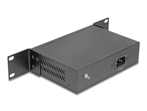 Delock - Kytkin - 10" - 8 x 10/100/1000 + 1 x Gigabit SFP (uplink) - telineasennettava, seinäasennettava