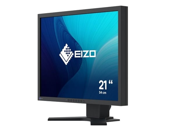 EIZO FlexScan S2134-BK, 54,1 cm (21.3"), 1600 x 1200 pikseliä, UXGA, LCD, 6 ms, Musta