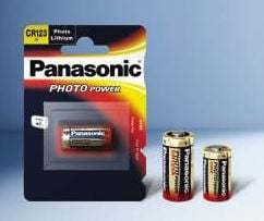 Panasonic CR-123APA/1B, Kertakäyttöinen akku, Litium, 3 V, 1 kpl, Lieriömäinen