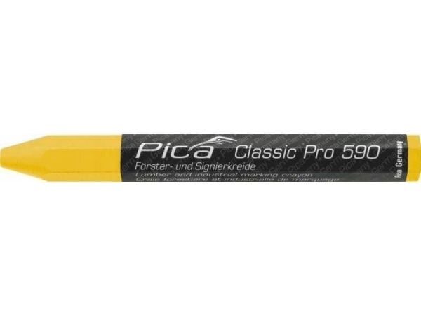PICA Classic mærkekridt PRO gul (pk. med 12 stk.)