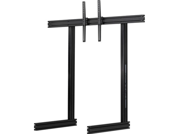 Next Level Racing Elite - Ställ - för Bildskärm - anodiserat, sprutat aluminium, pulverbelagt kolstål - svart - skärmstorlek: 21"-65" - fristående