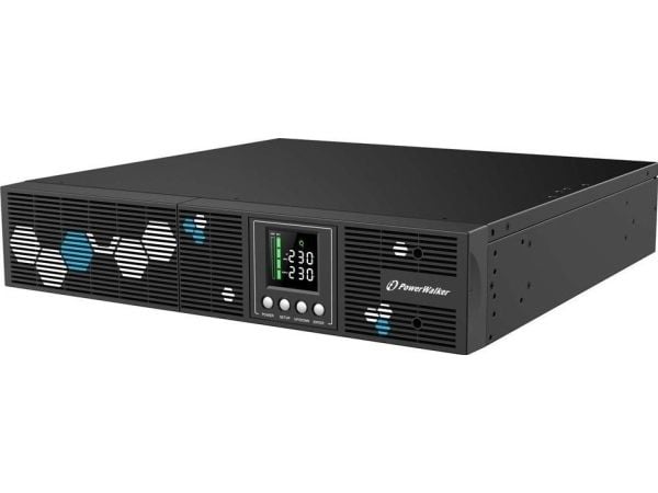PowerWalker VI 2000 RLP, Linjeinteraktiv, 2 kVA, 1800 W, Ren sinus, 165 V, 290 V