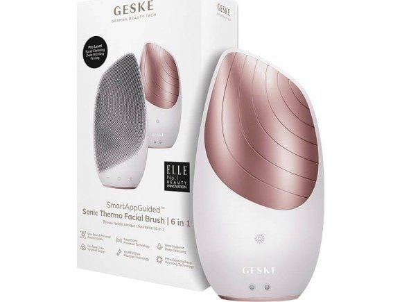 Geske 6in1 sonic thermal kasvoharja sovelluksella (starlight)