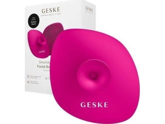 Kasvojenpuhdistusharja 4in1 kahvalla Geske with Application (magenta)
