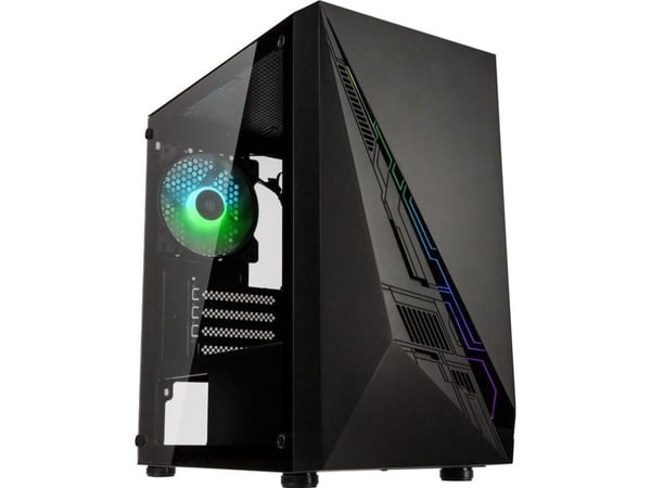 Kolink Inspire K2 - - genomskinlig sidopanel (härdat glas) - USB/ljud
