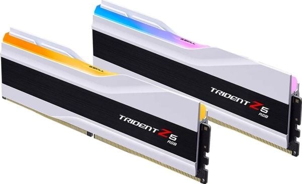 G.Skill Trident Z5 RGB - DDR5 - sats - 96 GB: 2 x 48 GB - DIMM 288-pin - 6400 MHz / PC5-51200 - CL32 - 1.35 V - ej buffrad - on-die ECC - matt vit