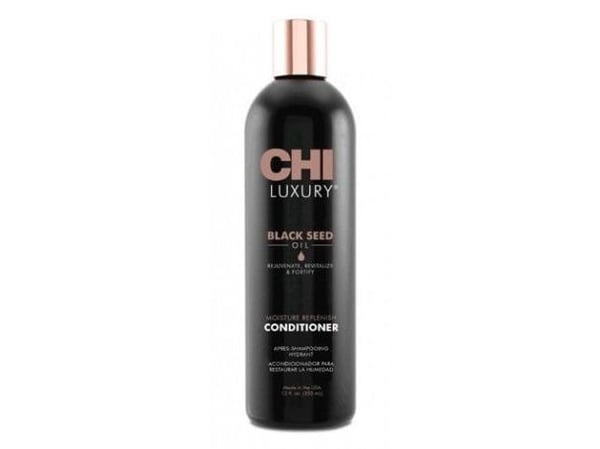 CHI LUXURY_Black Seed Oil hoitoaine kuiville ja vaurioituneille hiuksille 355ml
