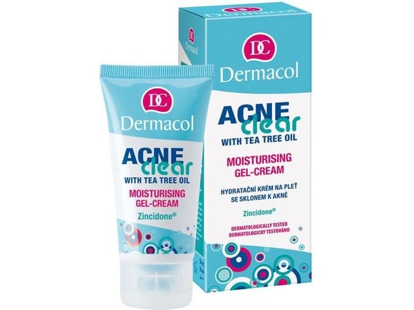 Dermacol AcneClear Moisturizing Gel-Cream Anti-akne ansiktskrem 50ml
