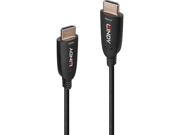 Lindy 38513, 30 m, HDMI Type A (Standard), HDMI Type A (Standard), 48 Gbit/s, Svart