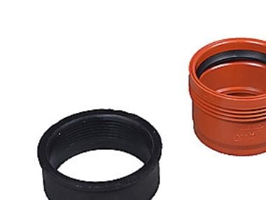 Wavin 160/177 mm In Situ PVC til plast, 2-delt