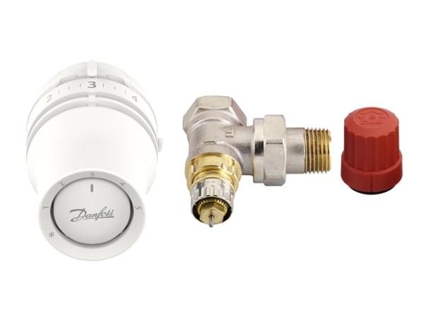 Danfoss termostatisk hode og ventil RA-N DN15