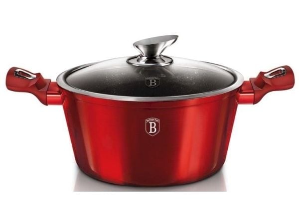 LOSJA 2.5L 20CM BERLINGER HAUS METALLINHOHTOINEN VIININPUNAINEN LINJA BH-1256-N