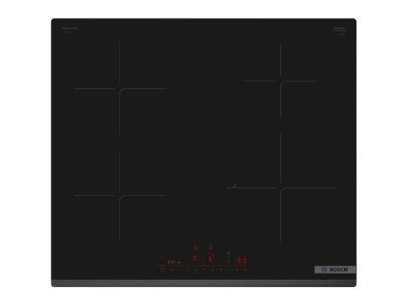 Bosch Serie | 6 PIE63KHC1Z - Induksjonskomfyrtopp - 4 plater - Nisje - bredde: 56 cm - dybde: 49 cm fasettert front - svart