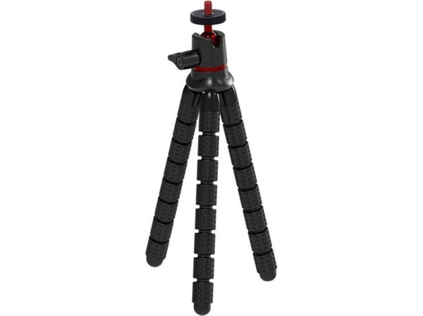 Stativ Puluz Tripod elastisk med fjernkontroll for speilrefleks, GoPro og mobil