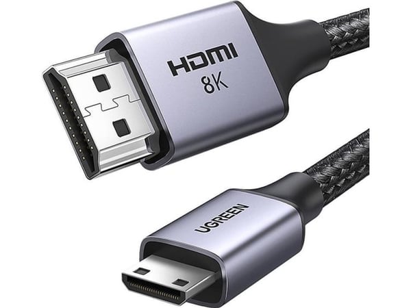 Ugrønn kabel Mini HDMI-kabel UGREEN 2m 8k (svart) HD163 15515