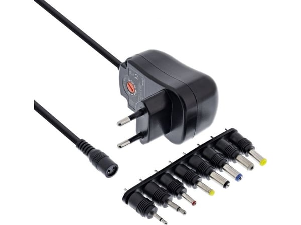 InLine 26608O, Universell, Innendørs, 110-240 V, 47-63 Hz, 12 W, 3V/4.5V/5V/6V/7.5V/9V/12V