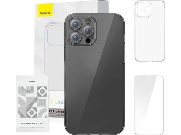 Baseus Etui ochronne Baseus Crystal Clear do iPhone 12 Pro Max (transparentne)