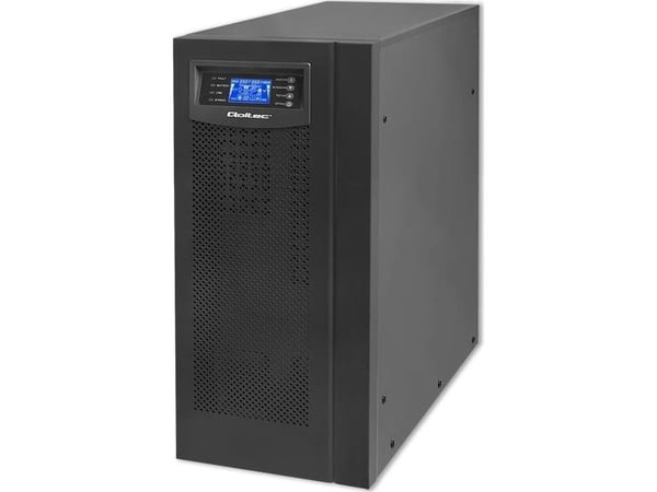 Qoltec UPS | On-line | Pure Sine Wave | 6kVA | 4.8kW | LCD | USB