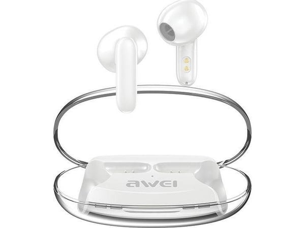 Awei T85 trådløse hodetelefoner hvite (AWE000174)
