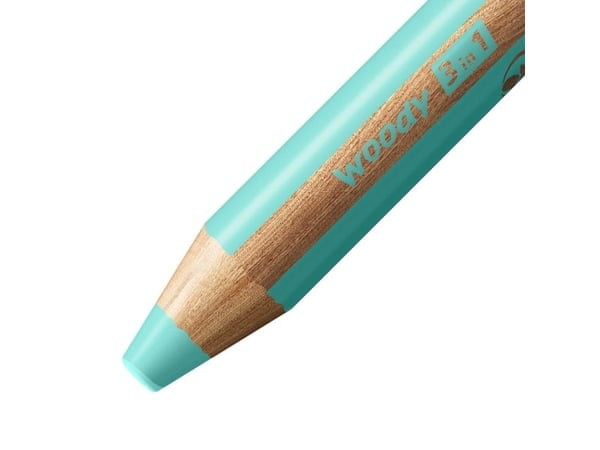 STABILO woody 3 in 1, Assorterte farger, 6 stykker